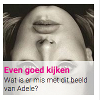 Even goed kijken : Wat is er mis met dit beeld van Adele?