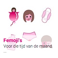 Femoji's : Voor die tijd van de maand ...