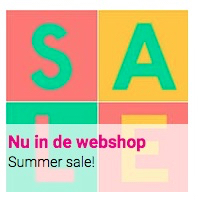 Nu in de webshop : Summer sale!