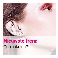 Nieuwste trend : Oormake-up?!