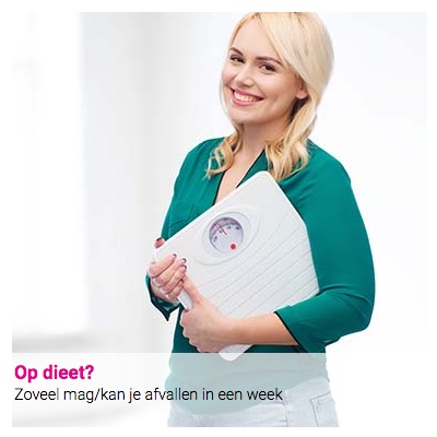 Op dieet? : Zoveel mag/kan je afvallen in een week