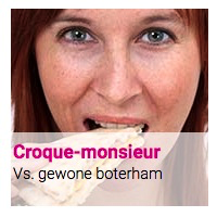 Croque-monsieur : Vs. gewone boterham