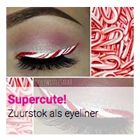 Supercute! : Zuurstok als eyeliner