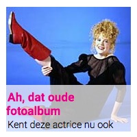 Ah, dat oude fotoalbum : Kent deze actrice nu ook