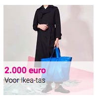 2.000 euro : Voor Ikea-tas
